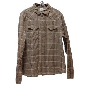 Huckberry Flint & Tinder Mens L Pearl Snap Shirt Western Heritage Americana